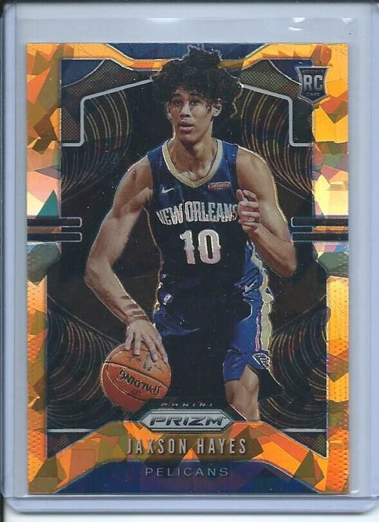 JAXSON HAYES 2019-20 PANINI PRIZM ORANGE ICE PRIZMS RC #254