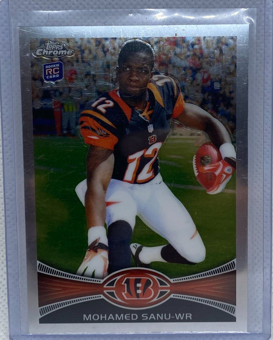 MOHAMED SANU 2012 TOPPS CHROME SP PHOTO VARIATION SHORT PRINT RC #98