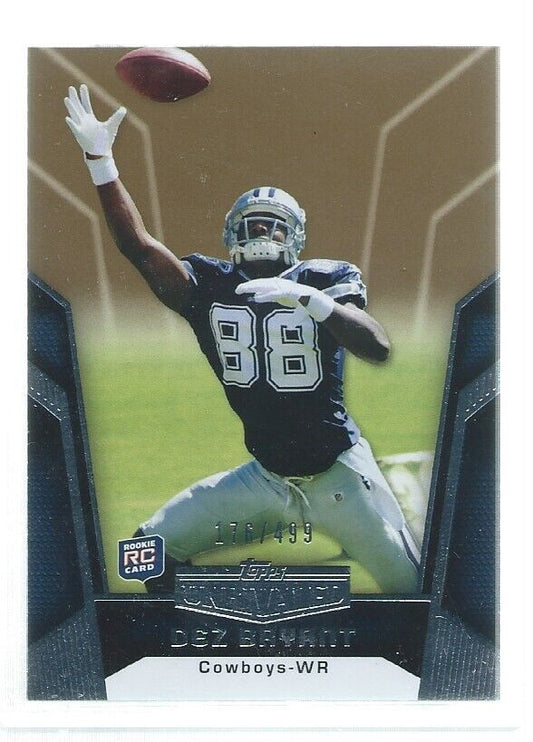 DEZ BRYANT 2010 TOPPS UNRIVALED ROOKIE RC #D 176/499