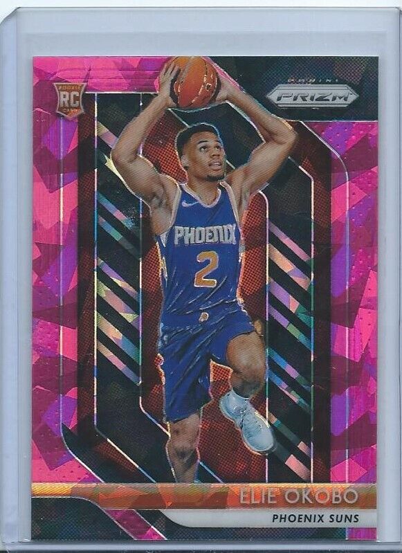 ELIE OKOBO 2018-19 PANINI PRIZM PINK ICE PRIZMS RC #299