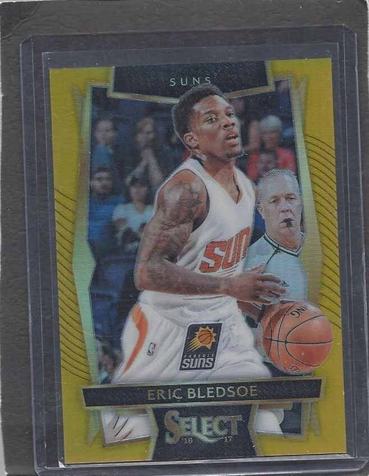 1/1 ERIC BLEDSOE 2016-17 PANINI SELECT GOLD PRIZM SUNS #D 2/10 HIS JERSEY #2 !!!