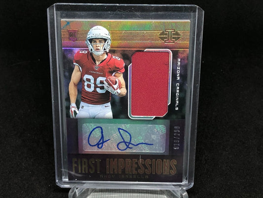 ANDY ISABELLA 2019 PANINI ILLUSIONS BRONZE JERSEY AUTO RC #D 19/299