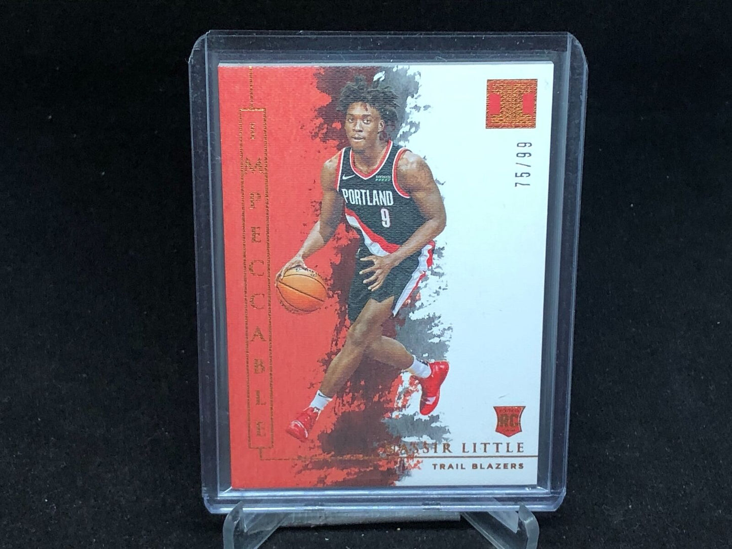 NASIR LITTLE 2019-20 PANINI IMPECCABLE TRUE RC #D 75/99