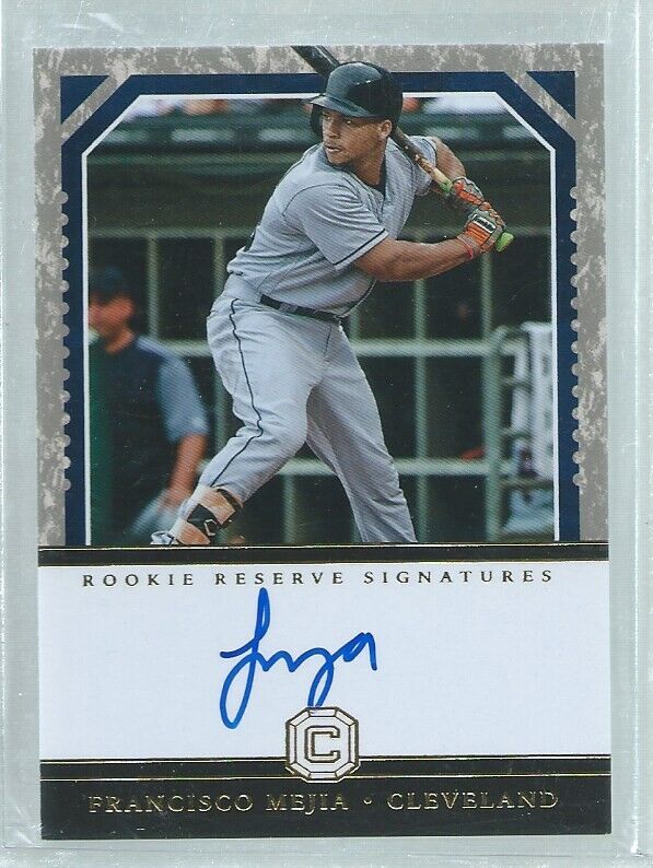 FRANCISCO MEJIA 2018 CORNERSTONES ON CARD AUTO ROOKIE RC #D 78/99