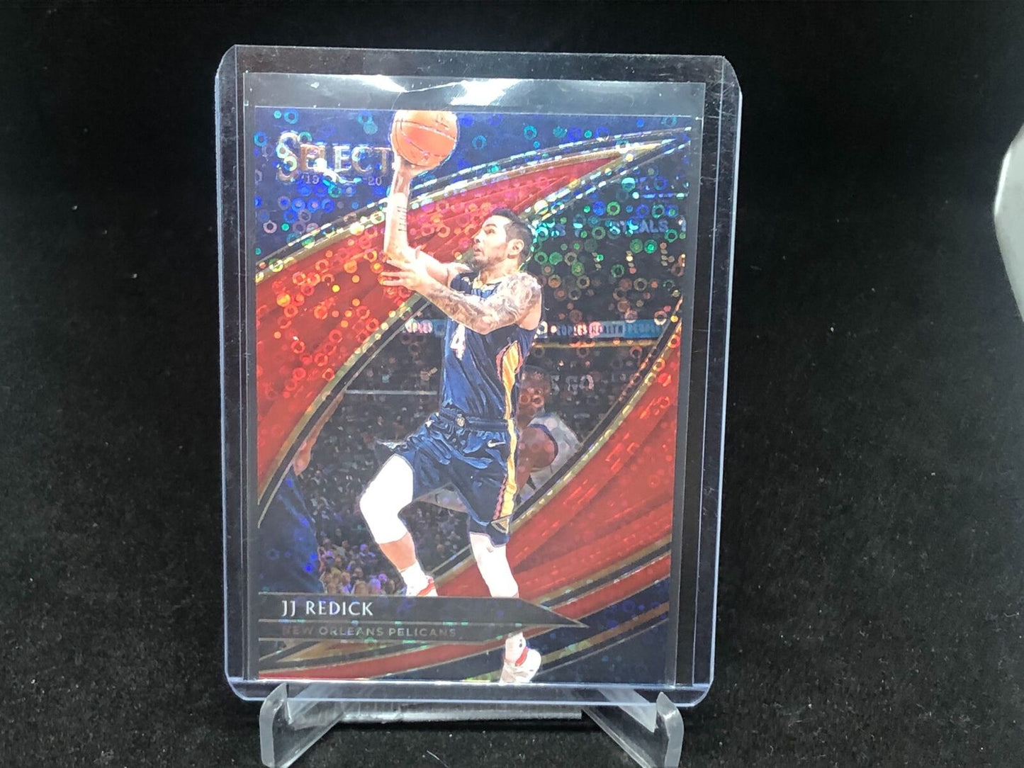 JJ REDICK 2019-20 PANINI SELECT COURTSIDE DISCO FAST BREAK RED PRIZM #D 43/49