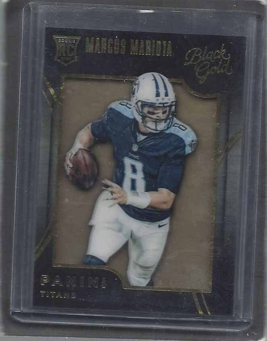 MARCUS MARIOTA 2015 PANINI BLACK GOLD ROOKIE TITANS RC #D 29/49
