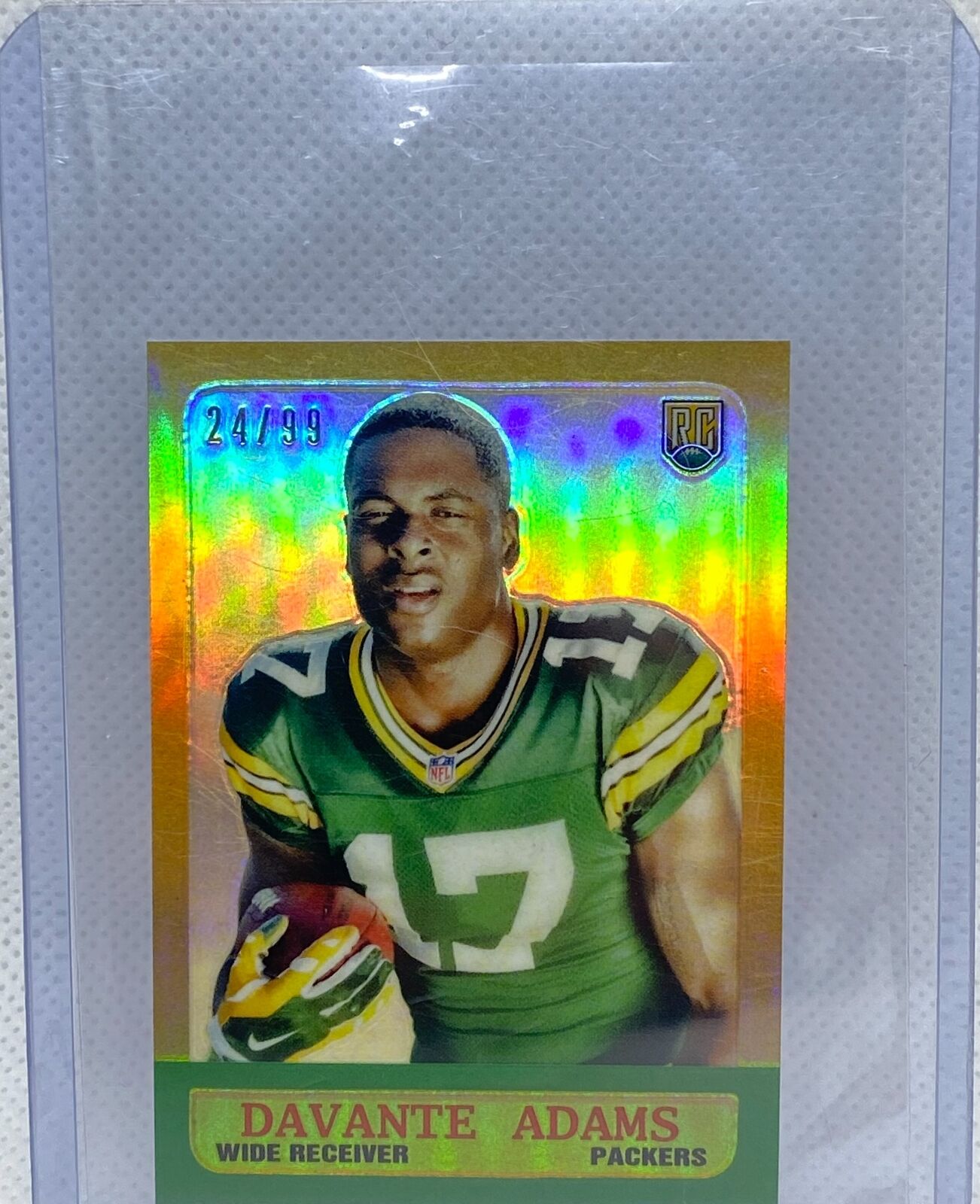 DAVANTE ADAMS 2014 TOPPS CHROME MINI RETRO REFRACTOR ROOKIE RC #D 24/99