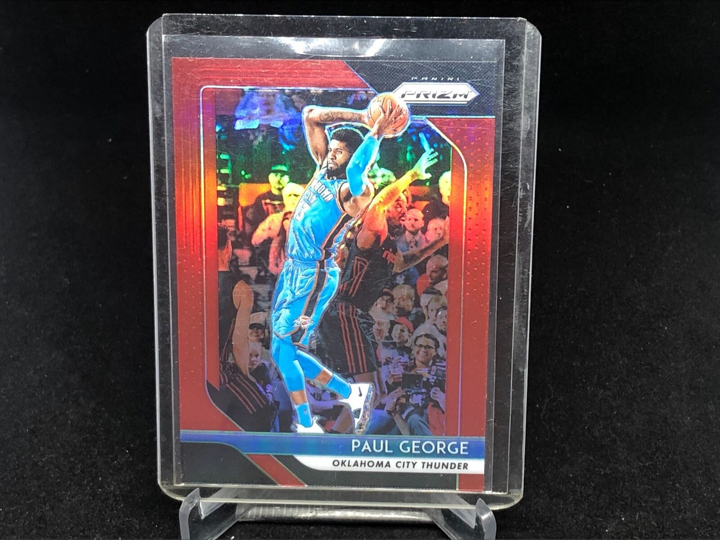 PAUL GEORGE 2018-19 PANINI PRIZM RED PRIZM #D 76/299