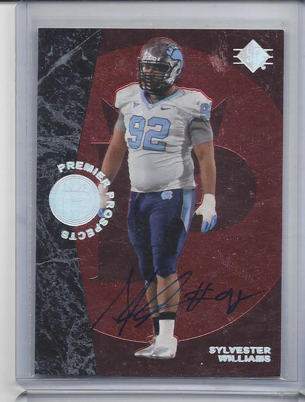 SYLVESTER WILLIAMS 2013 SP AUTHENTIC 1996 RETRO VARIATION BRONCOS AUTO RC #39