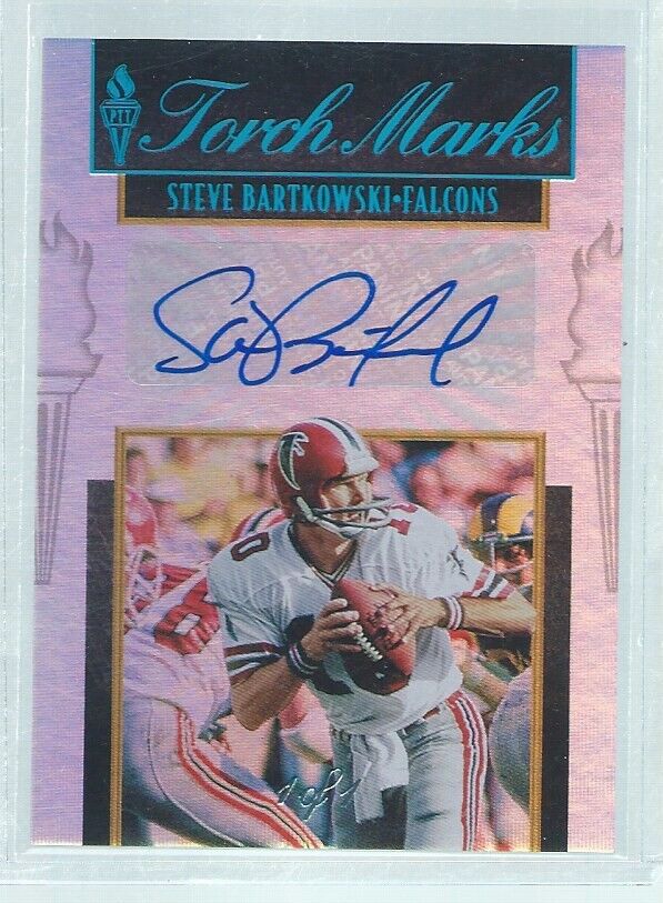 STEVE BARTKOWSKI 2019 PANINI PASSING THE TORCH MARKS AUTO PLATINUM TRUE #D 1/1