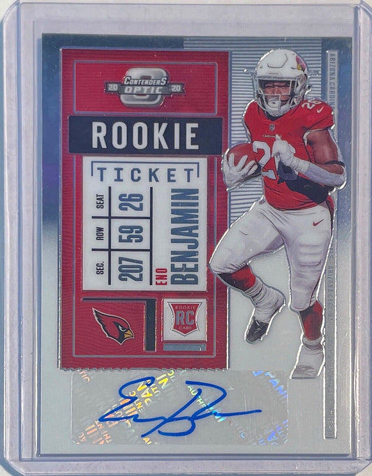 ENO BENJAMIN 2020 PANINI CONTENDERS OPTIC ROOKIE TICKET AUTO ROOKIE RC #197