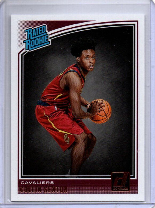 COLLIN SEXTON 2018-19 PANINI DONRUSS TRUE ROOKIE RC #180