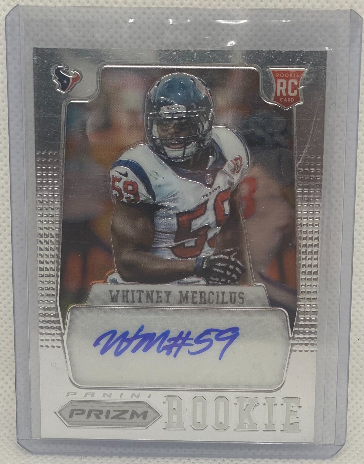 WHITNEY MERCILUS 2012 PANINI PRIZM ROOKIE AUTO RC #D 149/440