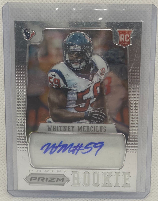 WHITNEY MERCILUS 2012 PANINI PRIZM ROOKIE AUTO RC #D 149/440