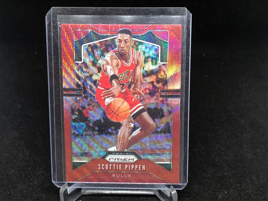 SCOTTIE PIPPEN 2019-20 PANINI PRIZM RED RUBY WAVE PRIZM # 10