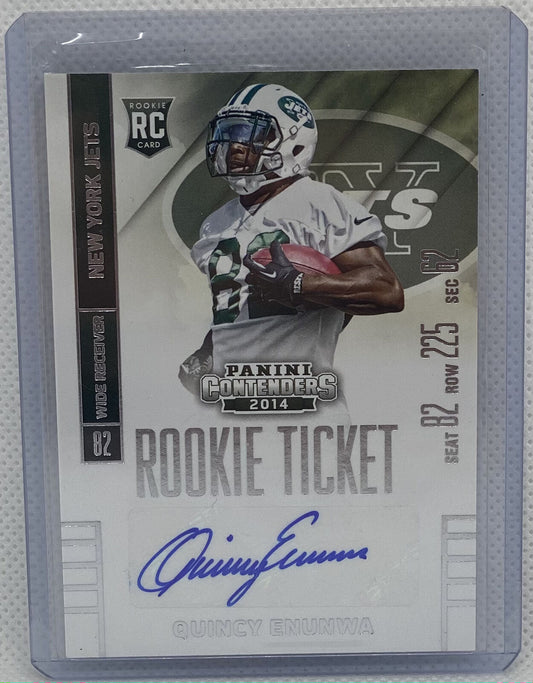 QUINCY ENUNWA 2014 CONTENDERS ROOKIE TICKET SP VARIATION AUTO RC #166