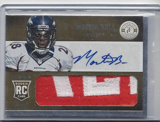 MONTEE BALL 2013 TOTALLY CERTIFIED GOLD RPA NAMEPLATE PATCH AUTO RC #D 12/25