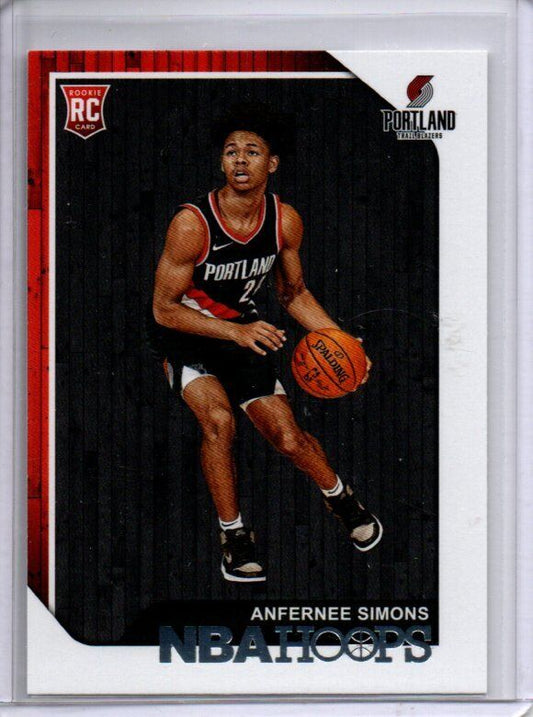 ANFERNEE SIMONS 2018-19 PANINI HOOPS TRUE ROOKIE RC #277
