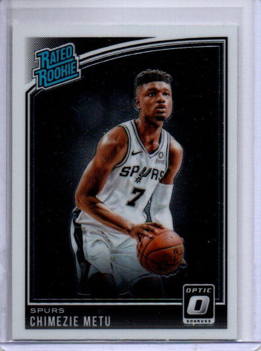 CHIMEZIE METU 2018-19 PANINI DONRUSS OPTIC TRUE ROOKIE RC #195