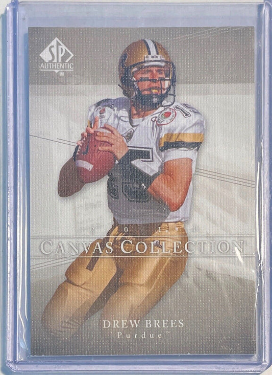 DREW BREES 2014 UPPER DECK SP AUTHENTIC CANVAS COLLECTION SP #C-38