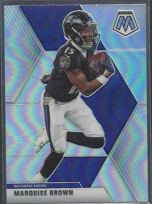 MARQUISE BROWN 2020 PANINI MOSAIC SILVER PRIZM SP #23