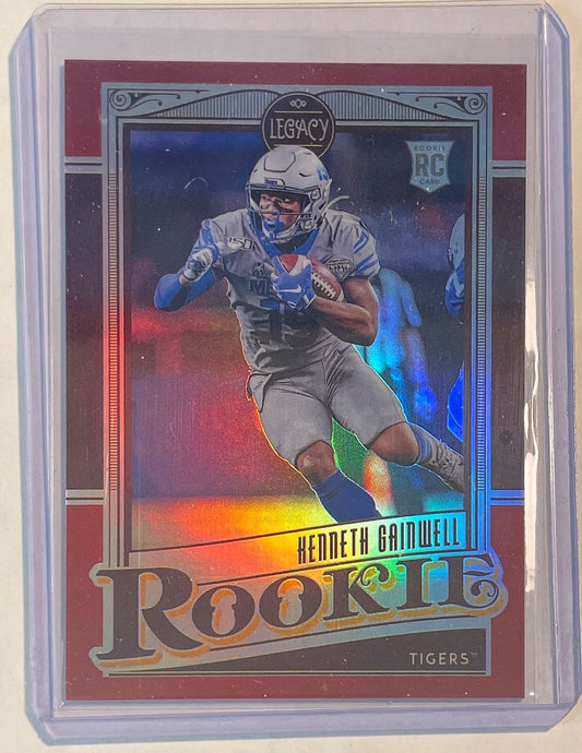 KENNETH GAINWELL 2021 PANINI LEGACY ROOKIE RUBY RED PRIZM ROOKIE RC #D 10/50