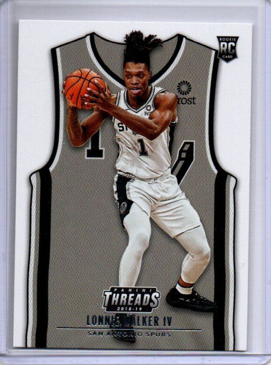LONNIE WALKER IV 2018-19 PANINI THREADS TRUE ROOKIE RC #209