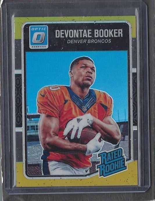 DEVONTAE BOOKER 2017 DONRUSS OPTIC RATED ROOKIE GOLD HOLO PRIZM RC #D 3/10