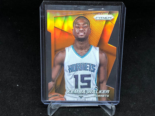 KEMBA WALKER 2014-15 PANINI PRIZM ORANGE DIE CUT PRIZM #D 59/139