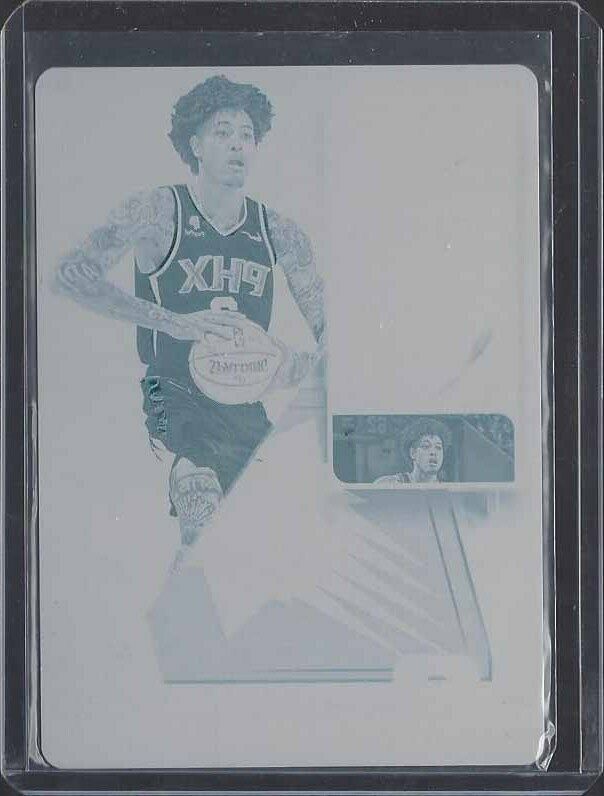 KELLY OUBRE 2018-19 CONTENDERS CYAN PRINTING PLATE #D 1/1
