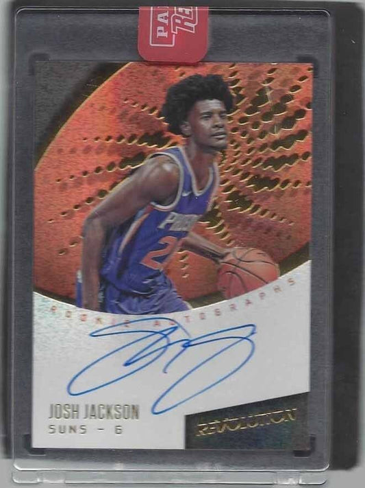 JOSH JACKSON 2017-18 PANINI REVOLUTION ON CARD SUNS ROOKIE AUTO RC