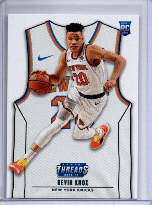 KEVIN KNOX 2018-19 PANINI THREADS WHITE SP TRUE ROOKIE RC #105