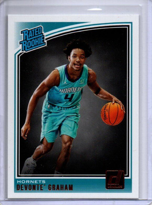 DEVONTE' GRAHAM 2018-19 PANINI DONRUSS TRUE ROOKIE RC #189
