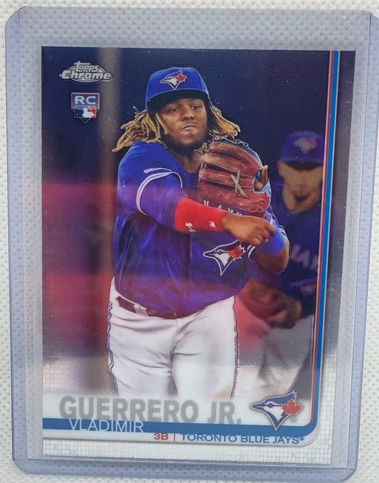 VLADIMIR GUERRERO JR. 2019 TOPPS CHROME RC #21