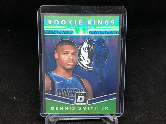 DENNIS SMITH JR 2017-18 DONRUSS OPTIC LIME GREEN ROOKIE KINGS HOLO RC #D 109/149