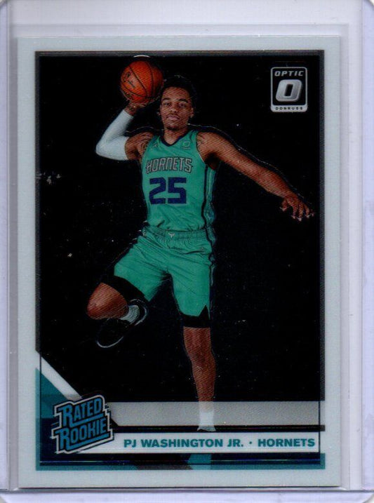 PJ WASHINGTON JR. 2019-20 PANINI DONRUSS OPTIC TRUE ROOKIE RC #152