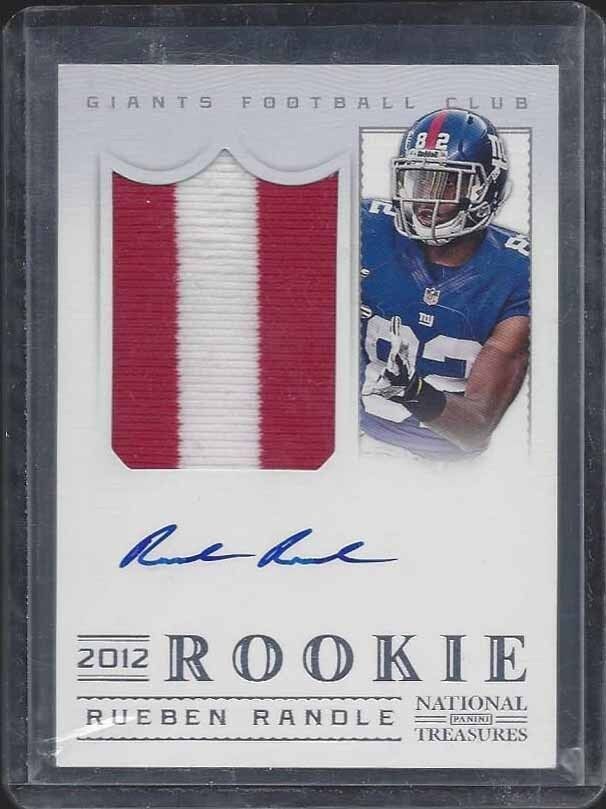 RUEBEN RANDLE 2012 NATIONAL TREASURES RPA ROOKIE PATCH ON CARD AUTO RC #D /99