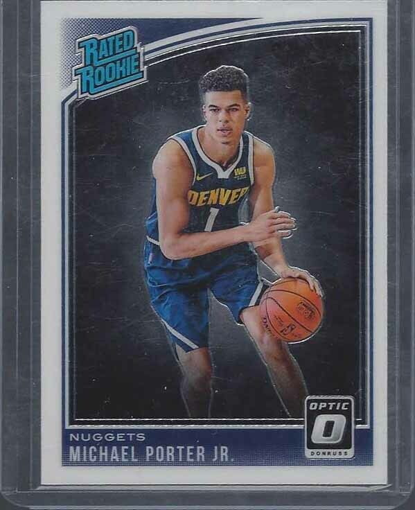 MICHAEL PORTER JR 2018-19 DONRUSS OPTIC RATED ROOKIE TRUE RC #182