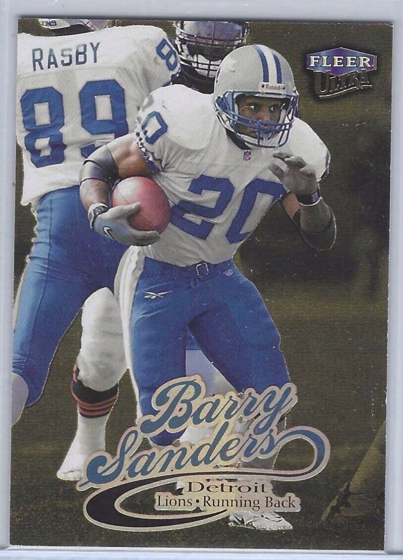 BARRY SANDERS 1999 FLEER ULTRA GOLD MEDALLION #150G