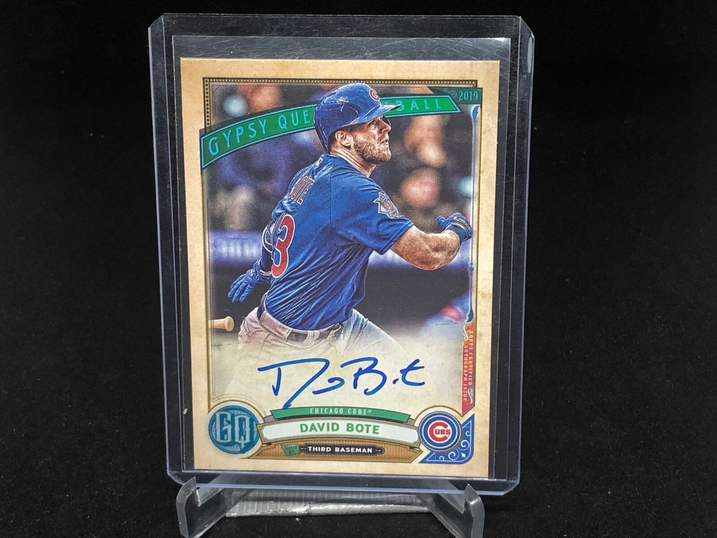 DAVID BOTE 2019 TOPPS GYPSY QUEEN ON CARD AUTO