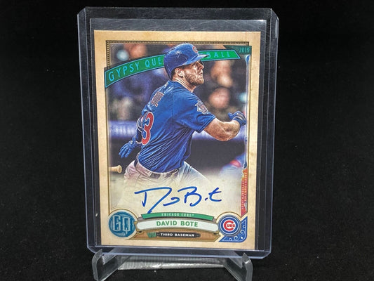 DAVID BOTE 2019 TOPPS GYPSY QUEEN ON CARD AUTO