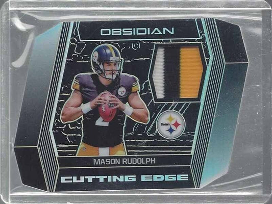 MASON RUDOLPH 2018 OBSIDIAN CUTTING EDGE DIE CUT 3 COLOR PATCH RC #D 22/35