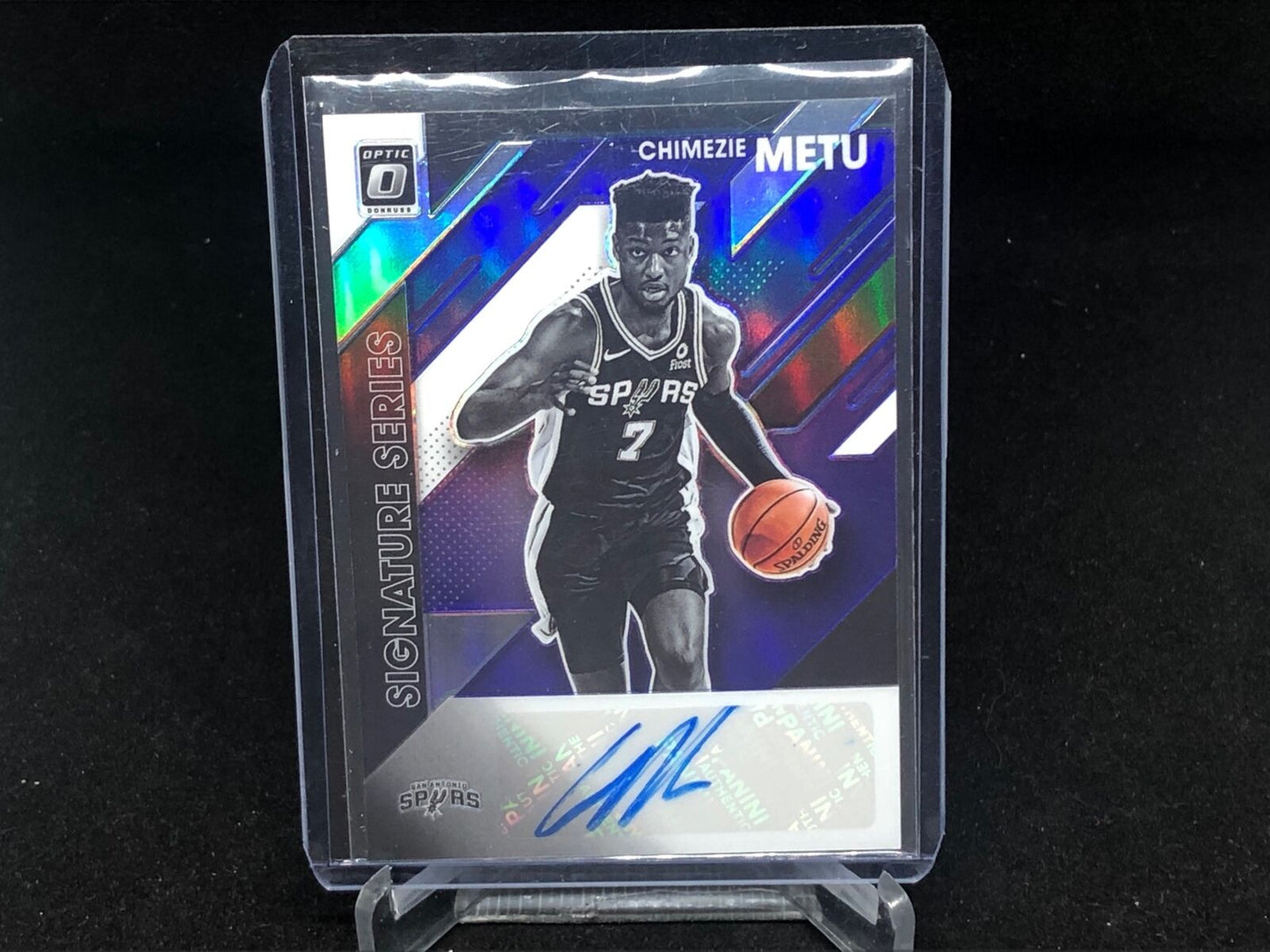 CHIMENZIE METU 2019-20 PANINI OPTIC SIGNATURE SERIES PURPLE HOLO AUTO RC