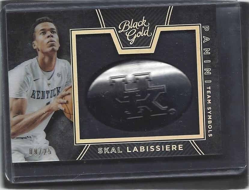 SKAL LABISSIERE 2016 BLACK GOLD TEAM SYMBOLS KENTUCKY METAL RELIC RC #D 9/25