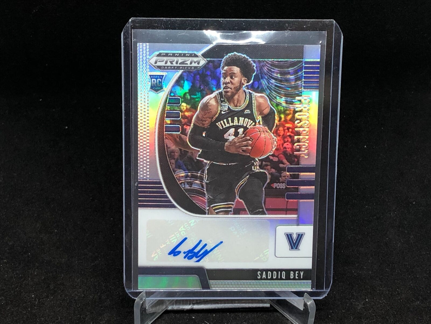 SADDIQ BEY 2020-21 PANINI PRIZM DRAFT PICKS SILVER PRIZM AUTO RC