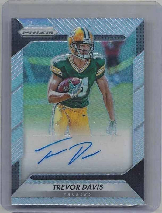 TREVOR DAVIS 2016 PANINI PRIZM PACKERS ROOKIE AUTO RC