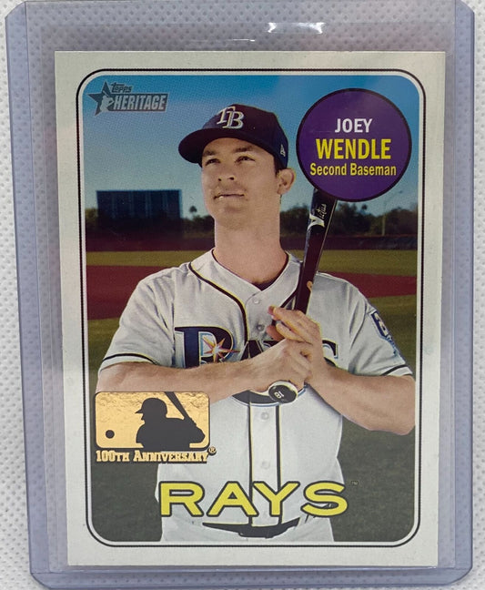 JOEY WENDLE 2018 TOPPS HERITAGE 100TH ANNIVERSARY SSP /25 #644