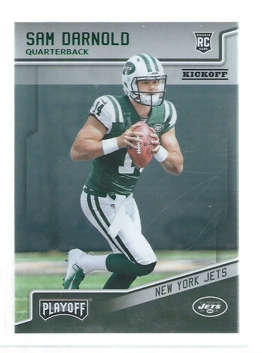 SAM DARNOLD 2018 PLAYOFF KICKOFF ROOKIE RC #203