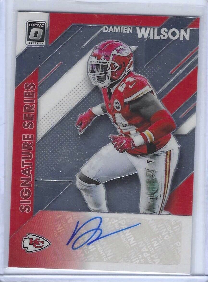 DAMIEN WILSON 2020 DONRUSS OPTIC SIGNATURE SERIES AUTO #SS-DW