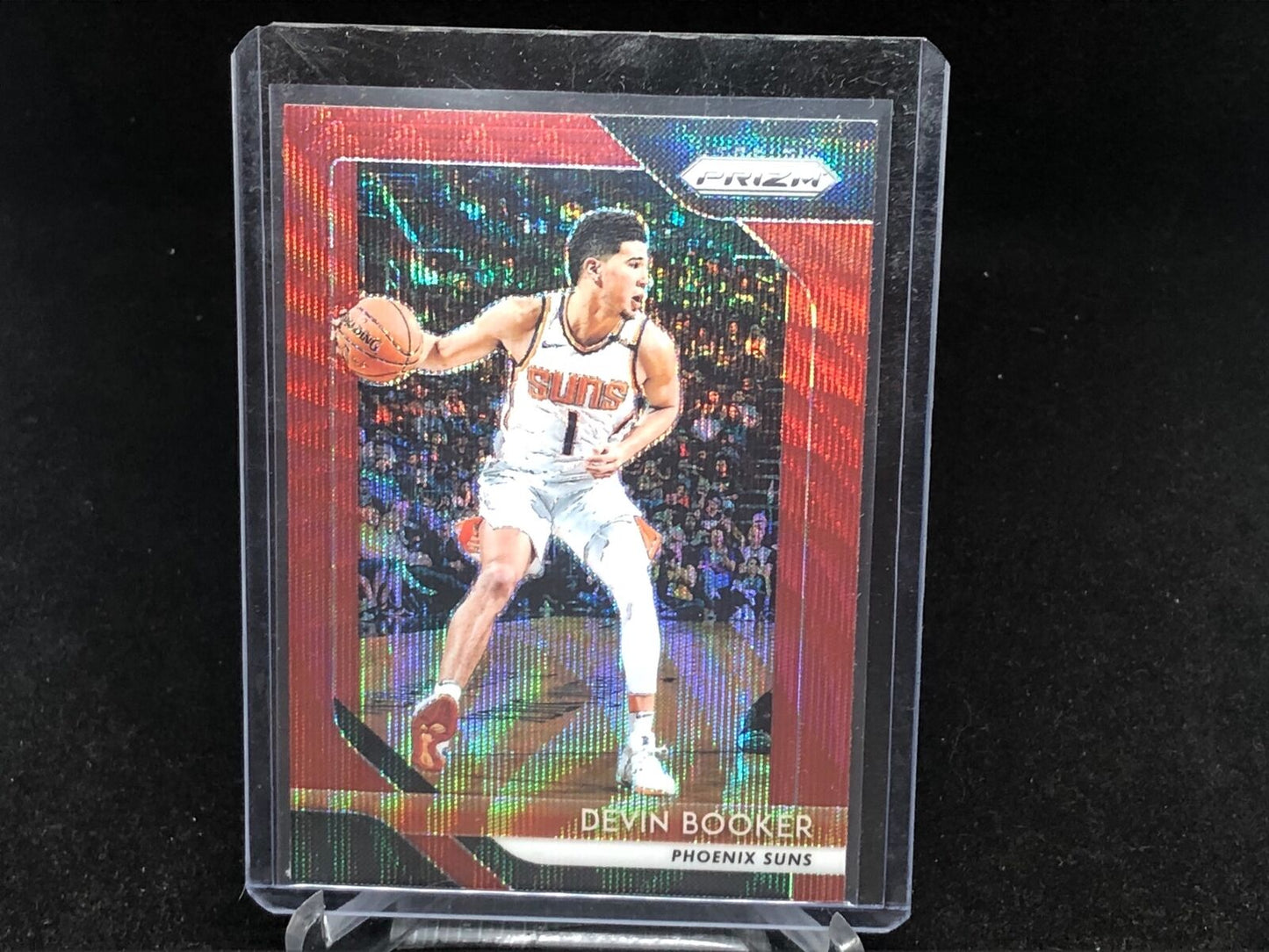 DEVIN BOOKER 2018-19 PRIZM RED RUBY WAVE PRIZM # 11